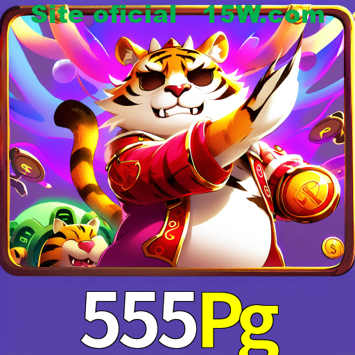 Imagem promocional da 555Pg mostrando a plataforma e suas vantagens